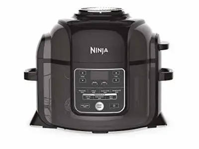 Ninja Foodi Electric Multi Cooker OP300UK Pressure Cooker and Air Fryer Grey and Black 0
