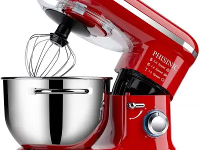 Phisinic 1500W Red Stand Mixer