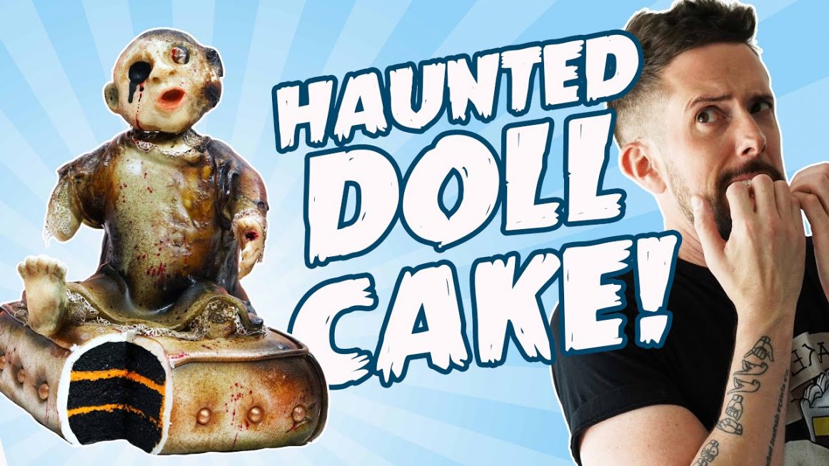 Haunted Doll Cake
