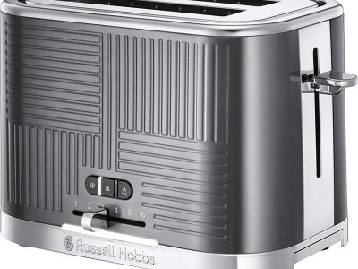Russell Hobbs Geo Steel 2 Slice Toaster