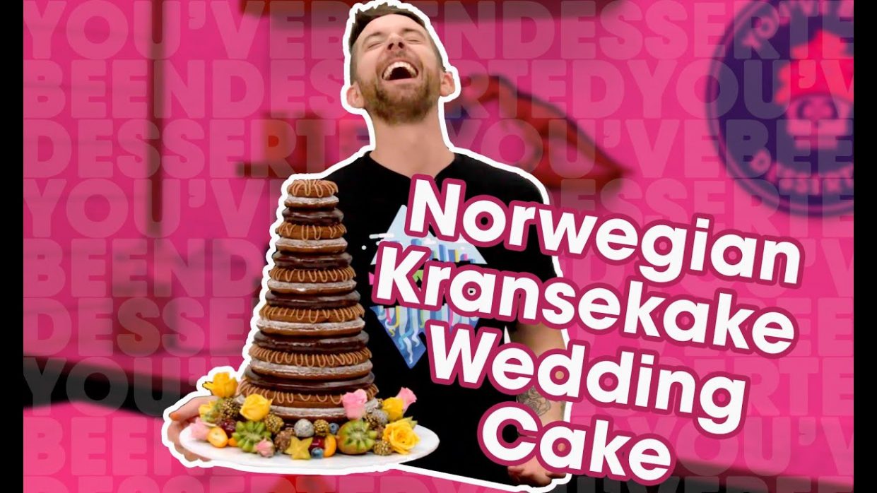 Norwegian Kransekake Wedding Cake