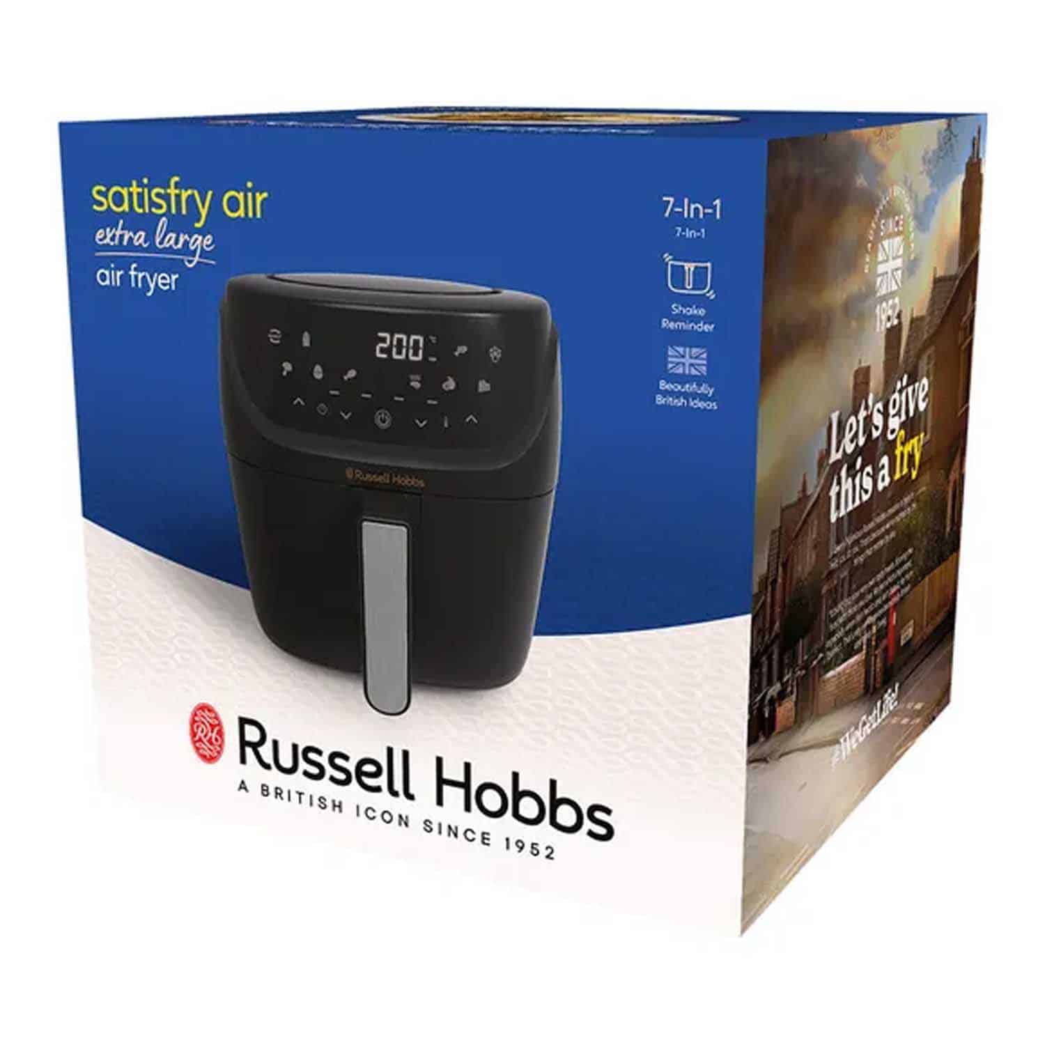Satisfry Air fryer, Russell Hobbs, 5L Large